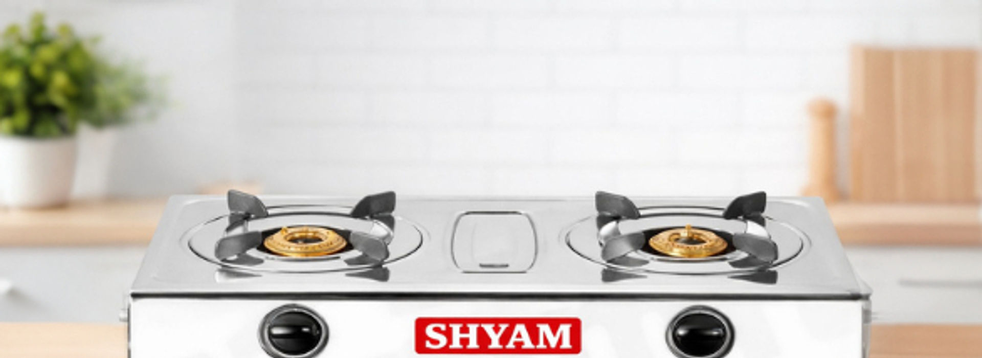Shyam LPG Gas Stove – Glass Top & Stainless Steel Models