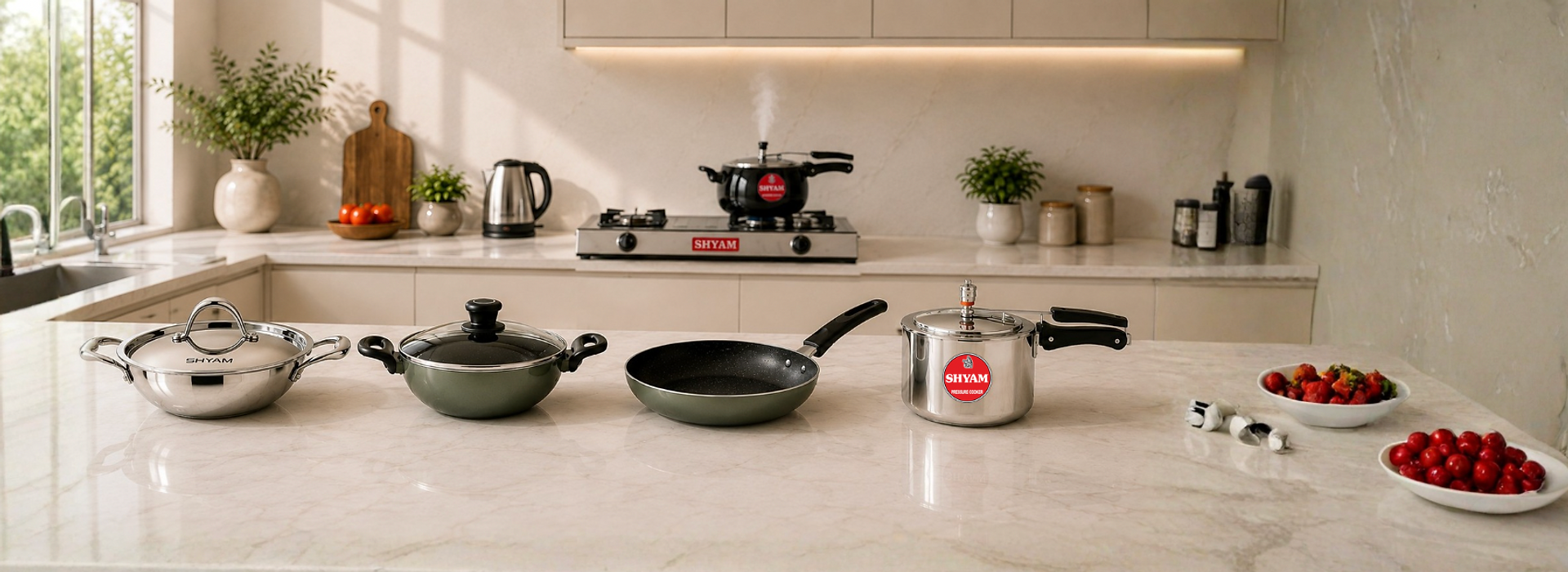 Shyam Cookware – Premium Kitchenware Products Banner